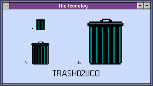 TRASH02I.ICO from the Iconolog category System, Trash it